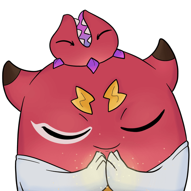 Ego mascot: meditate